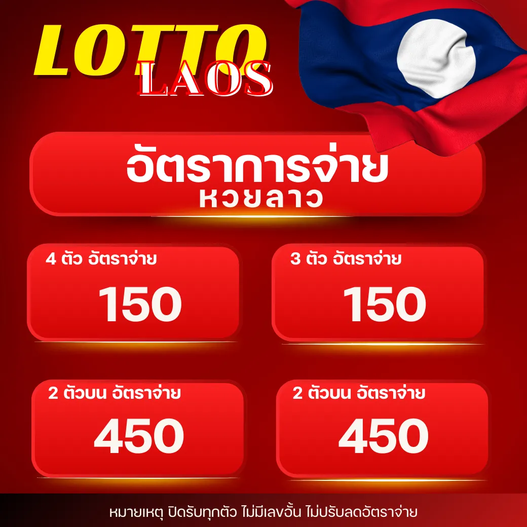 อัตราจ่าย LOTTOLAOS เว็บแทงหวยลาว เว็บหวยลาวอันดับ1